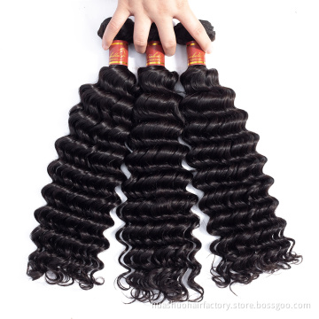 No Shed 100 Percent Brazilian Wet And Wavy Virgin Remy Deep Curly Human Hair Bundles Weaving
